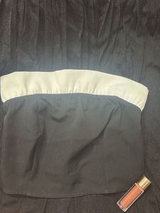 Chic Black &amp; White Tube Top