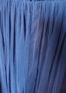 Velvet Off-Shoulder Tulle Dress