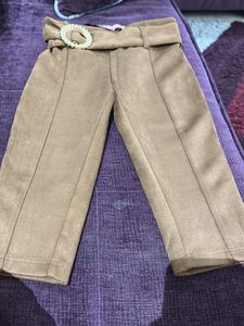 Suede Pants