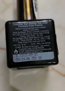 Colorbar Sun Geinus Top Coat