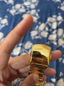 Guess Gold Tone Watch