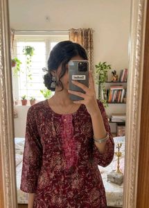 Red Short Kurti