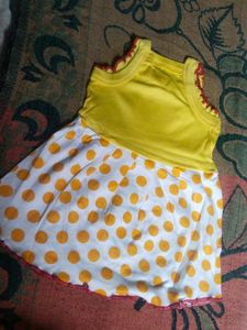 Girl's Yellow Tank Dress