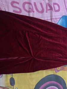 Velvet Square Neck Mini Dress