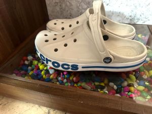 off White Crocs Flipflops