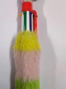 Cute Fluffy Unicorn Pen 6 in 1 Fur cloth latest