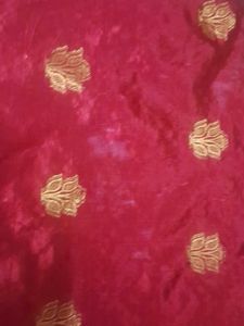 Vibrant Pink Silk dupatta