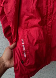 Fox Racing Red Hooded Jacket