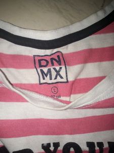 Pink Stripe 'Find Your Joy' Tee