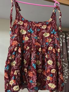 Boho Floral Halter Neck Top