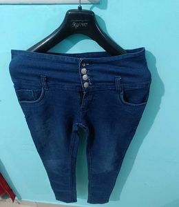 Dark Blue Denim Jeans
