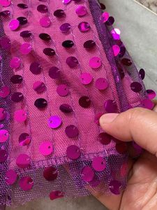 Sparkly Purple Dress with Bow