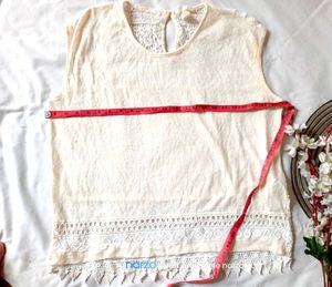 Very Beautiful H&amp;M U,K Off White Top