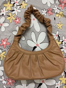 Chic Ruched Shoulder Bag