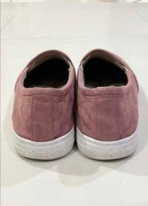 Rhinestone Slip-On Sneakers – Rose/Dusty Pink