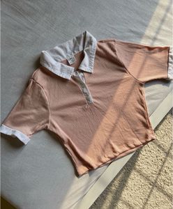 SSS - Ribbed Polo Top