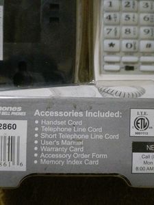 Bell Classic Trim Style Telephone Model 52850B
