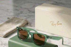 Ray-Ban Green Wayfarer Sunglasses MODEL NO:0502✌️-