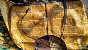 Stunning Golden Chevron Blouse