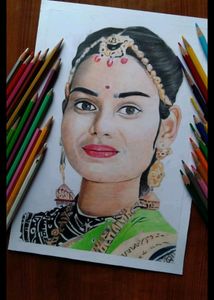 Color Full Art Work Handmade Draw