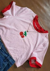 Cute Cherry Crop Top