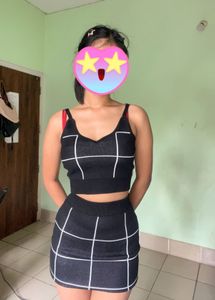 Chic Black & White Co-ord Set