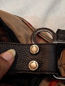 Designer Plaid Hobo Bag