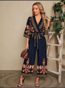 Shein Floral Print Jumpsuit