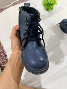 Stylish Blue Ankle Boots