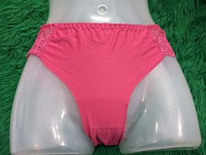 Pink Lace🎁 Trim Briefs🎁