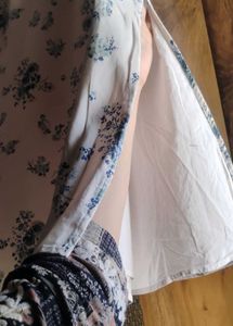 Floral Slit Skirt