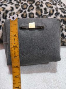 Stylish Grey Makeup Pouch