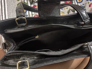 Stylish Black Tote Bag