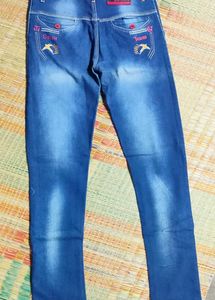 New Men Cotton Jeans (Size : 32")