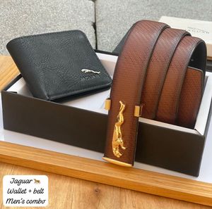Jaguar Belt and Wallet Combo