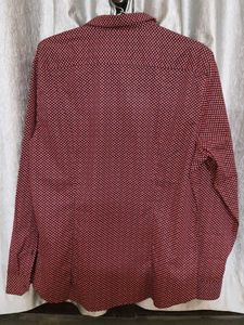 Men's hearts Print Button-Up Shirt
