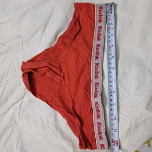 ⚛️ Kodak Women's Orange Briefs
