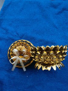 Decorative Golden Potli Box for jewellery storage