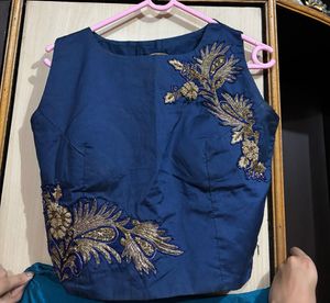 Beautiful Teal Lehenga Choli Set