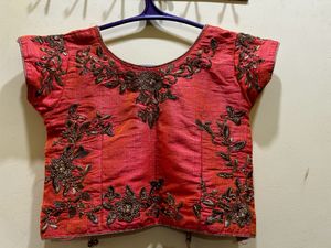 Banarasi Lehanga Crop-Top Set Size S
