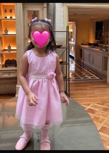 Charming Pink Dress for Girls