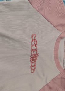 SAVANA fitted pink top