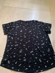Pepe Jeans Black Graphic T-Shirt