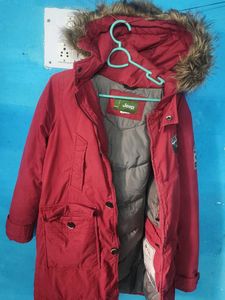 Jeep Maroon Winter Parka