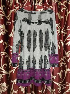 Stylish Patterned Top cum kurti