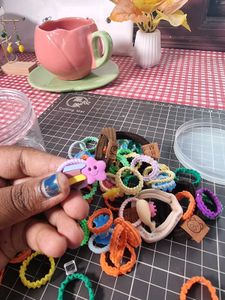 assorted hair ties bundle