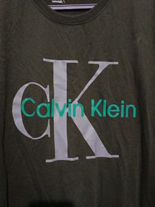 Calvin Klein Olive Green Logo Tee
