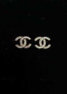 Elegant CC Stud Earrings