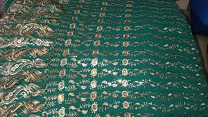 Green lehenga Saree