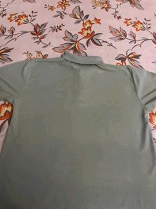 AX Men's Light Green Polo Shirt